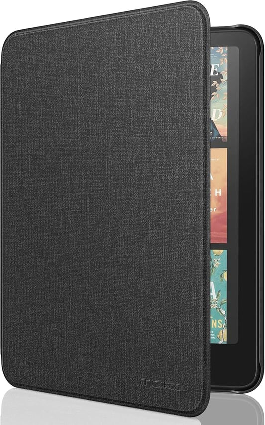 MoKo Hülle für Kindle Paperwhite 12th Gen 2024 & Kindle Colorsoft Signature Edition 2024, Auto Wake/Sleep, Denim Schwarz – P840401440841