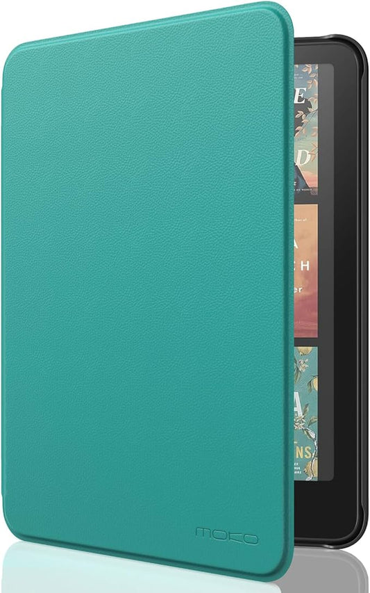 MoKo Hülle für Kindle Paperwhite 12th Gen 2024 & Kindle Colorsoft Signature Edition 2024, Auto Wake/Sleep, Jade Grün – P840401441824